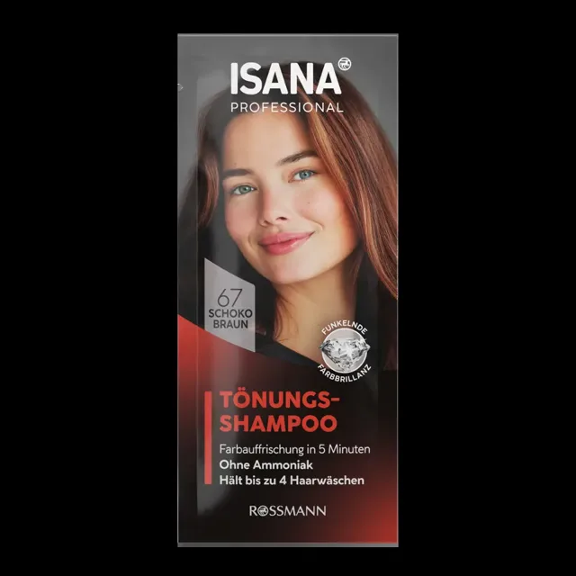ISANA Professional Tónovací šampon Color 2 Go 67 čokoládově hnědá 14 ml