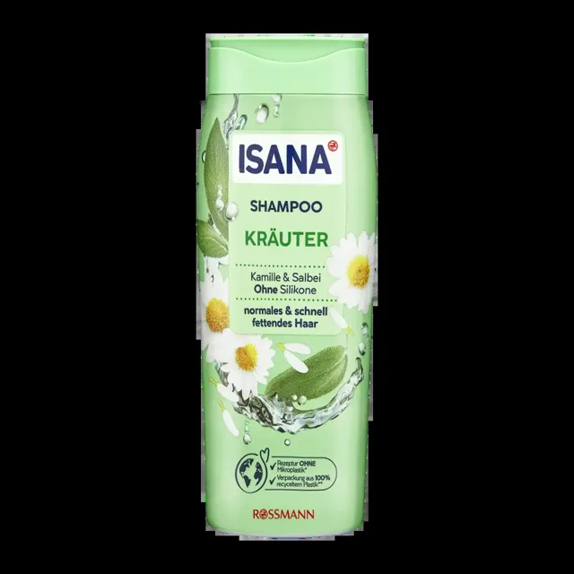 ISANA Šampon Herbal pro normální a mastící se vlasy 300 ml