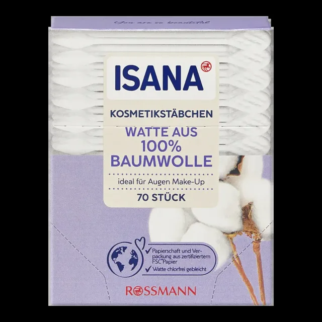 ISANA Speciální vatové tyčinky  70 ks