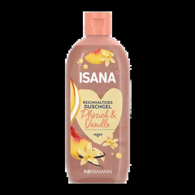 ISANA Sprchový gel Broskev a vanilka 250 ml