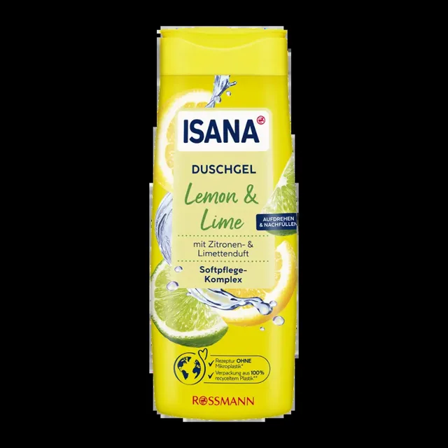 ISANA Sprchový gel Citron a limetka 300 ml