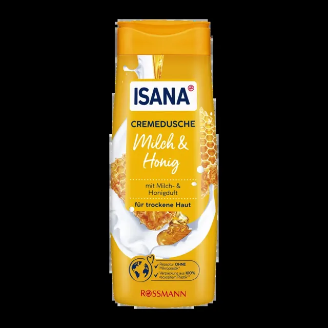 ISANA Sprchový gel Mléko a med 300 ml