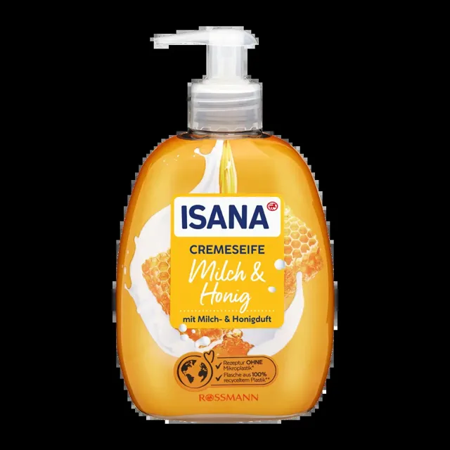 ISANA Tekuté mýdlo na ruce mléko & med 500 ml