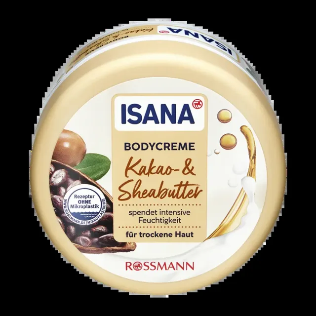 ISANA Tělový krém Kakao a bambucké máslo 500 ml