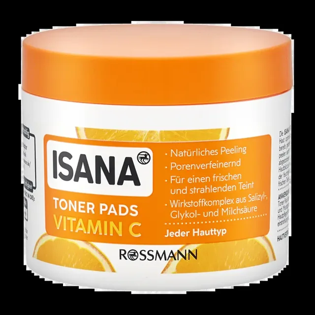 ISANA Tonizační polštářky s vitaminem C 60 ks