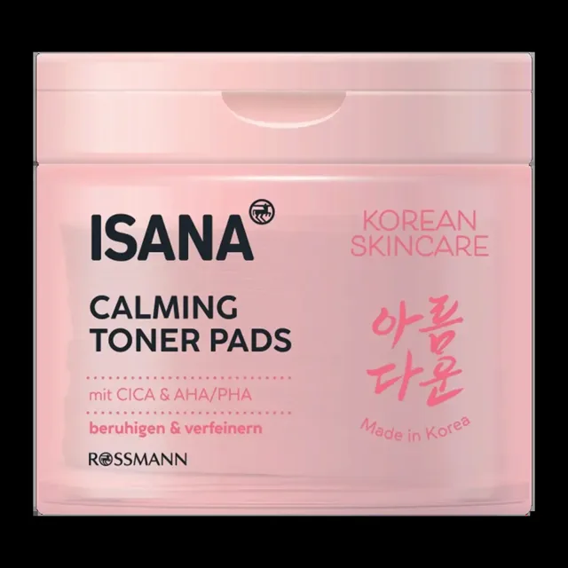 ISANA Tonizační tampony Korean Skincare 60 ks