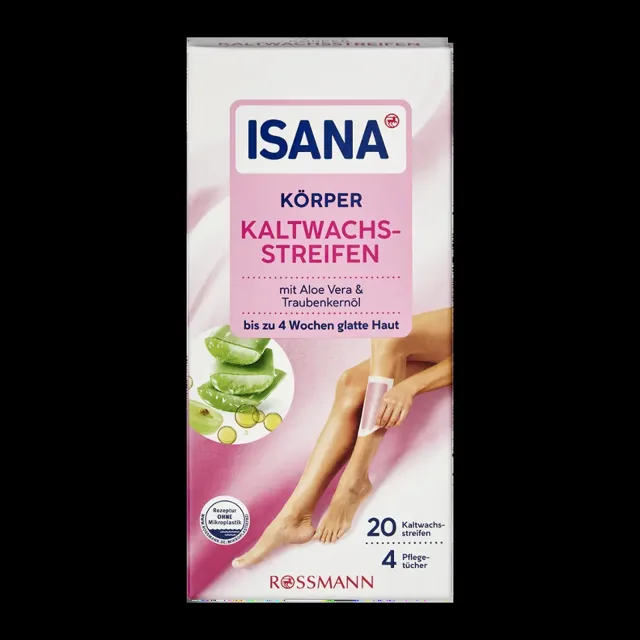 ISANA Voskové pásky na tělo 20 ks