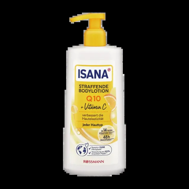 ISANA Zpevňující tělové mléko s Q10 a vitaminem C 300 ml