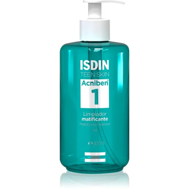 ISDIN Acniben Mattifying Cleanser hloubkově čisticí gel s kyselinou salicylovou 400 ml