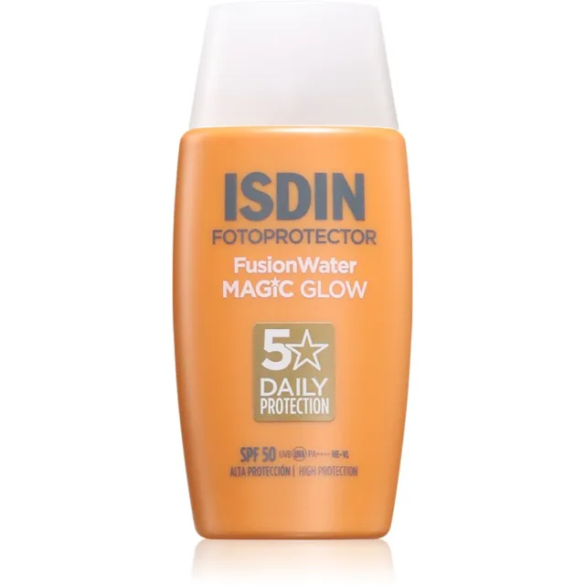 ISDIN Fotoprotector FusionWater Magic Glow lehký ochranný fluid SPF 50 50 ml