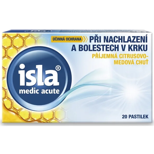 ISLA Medic acute citrus-med 20 pastilek
