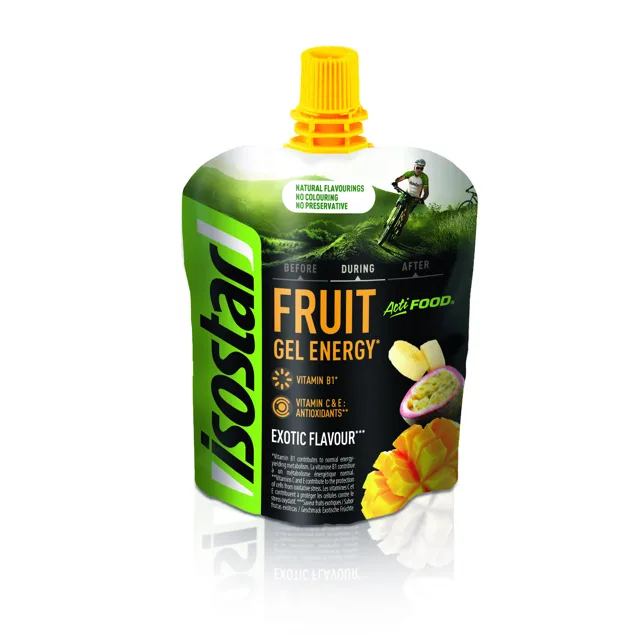 ISOSTAR Actifood Fruit Gel Energy exotické ovoce 90g