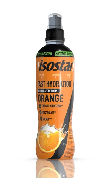 Isostar Fast Hydration pomeranč isotonický iontový nápoj 500 ml