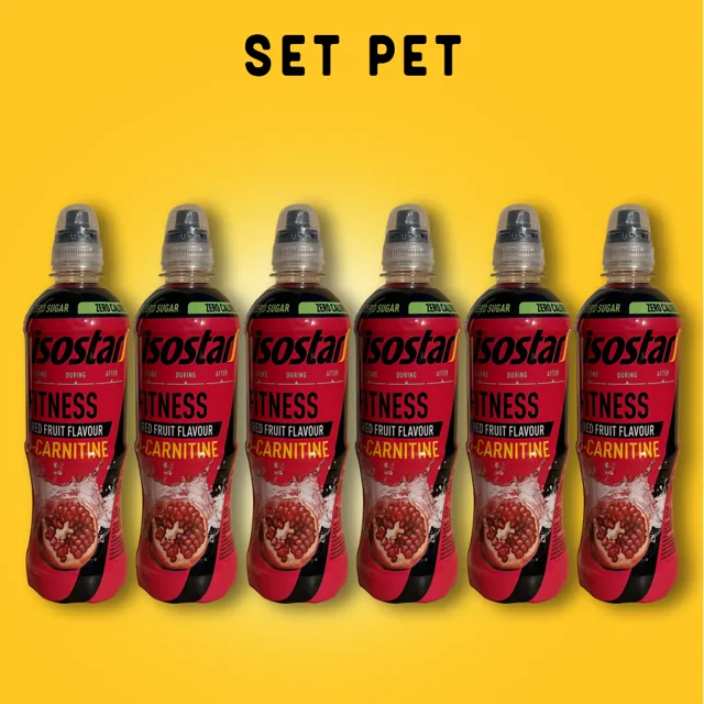 Isostar FITNESS L-CARNITINE 6x500ml ČERVENÉ OVOCE