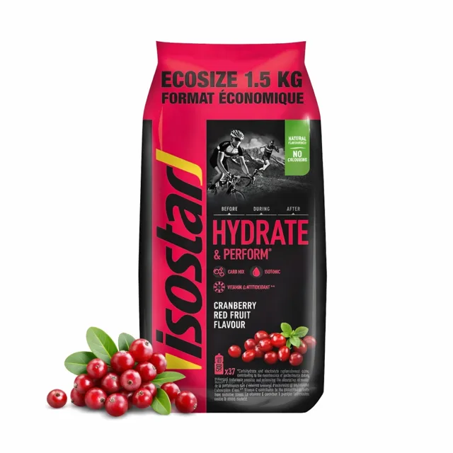 Isostar HYDRATE & PERFORM 1,5KG BRUSINKA