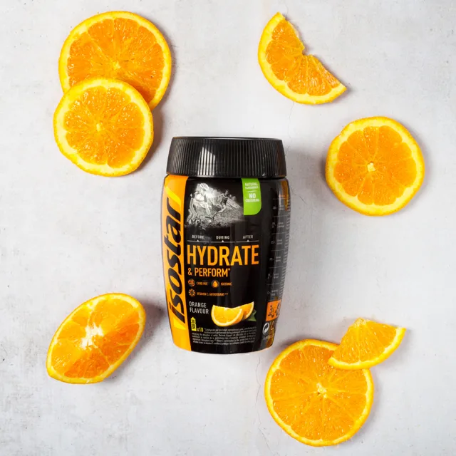 Isostar HYDRATE & PERFORM 400G POMERANČ