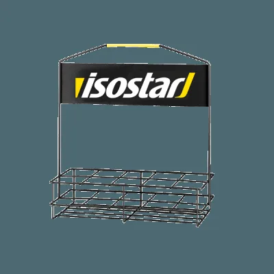 Isostar kovový nosič na bidony  10x1l černý