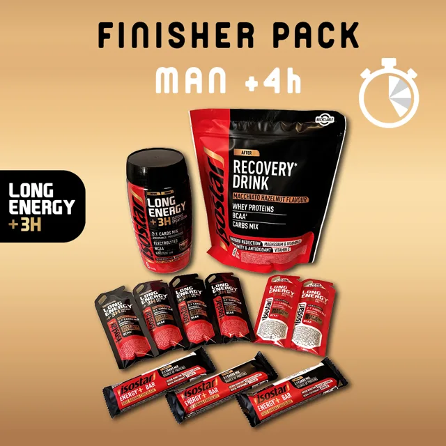 Isostar Long Energy SET FINISHER PACK MAN +4h