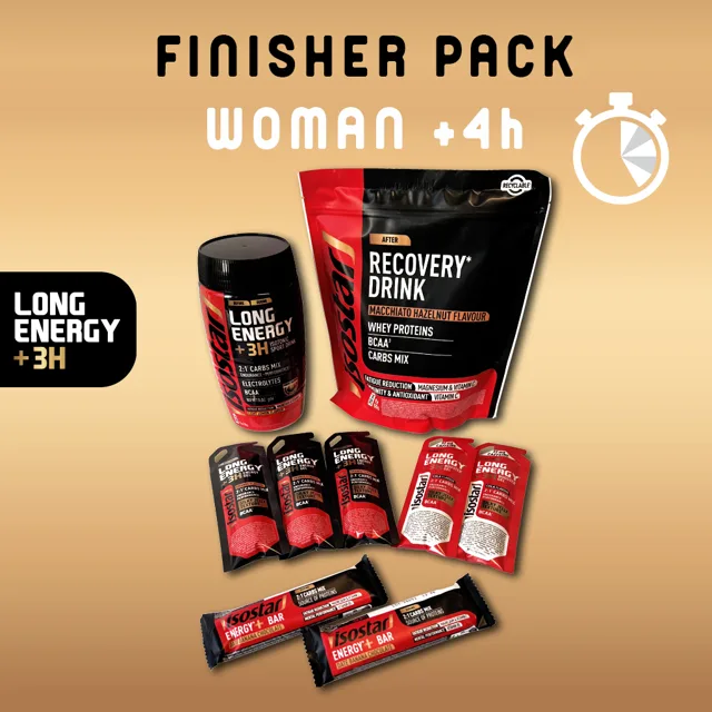 Isostar Long Energy SET FINISHER PACK WOMAN +4h