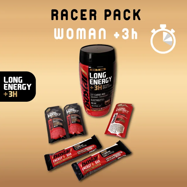 Isostar Long Energy SET RACER PACK WOMAN +3h