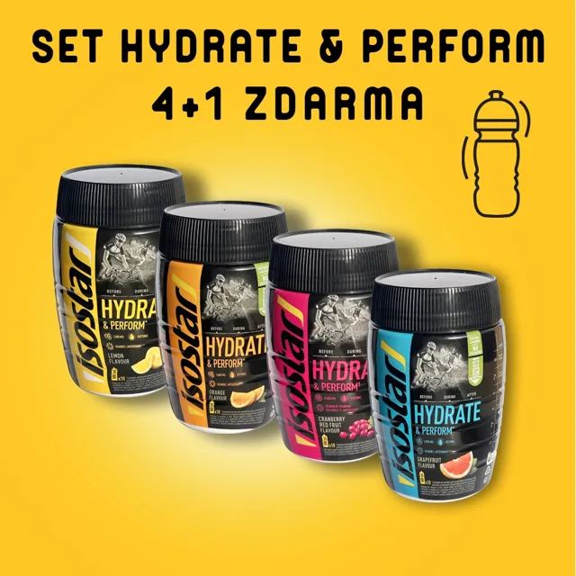 Isostar SET HYDRATE & PERFORM 4+1 ZDARMA