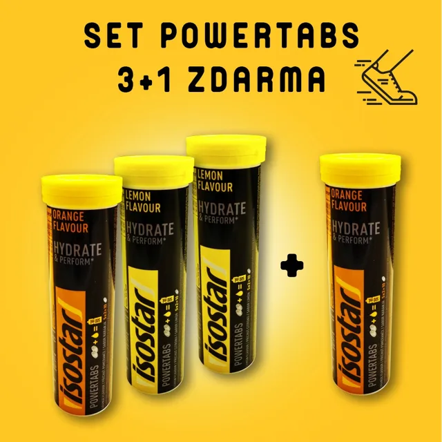 Isostar SET POWERTABS 3+1 ZDARMA