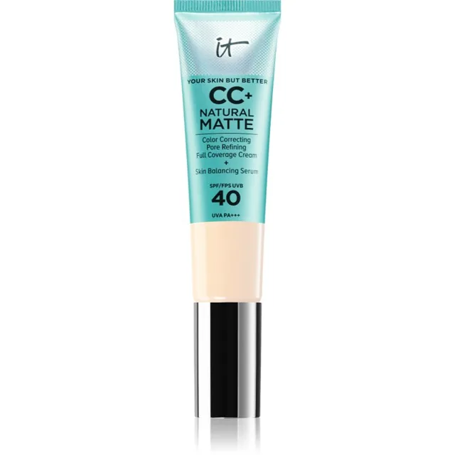 IT Cosmetics Your Skin But Better CC+ Natural Matte CC krém pro matný vzhled SPF 40 Fair Warm 32 ml