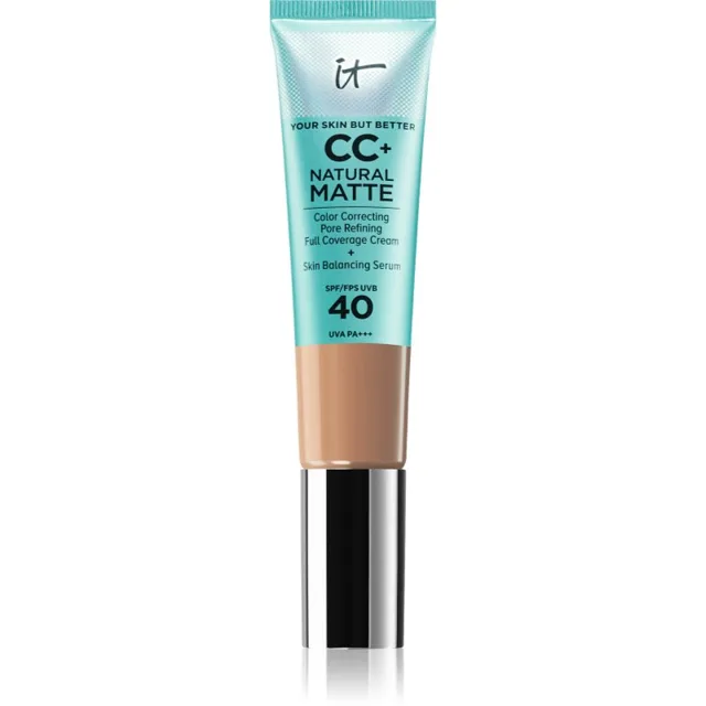 IT Cosmetics Your Skin But Better CC+ Natural Matte CC krém pro matný vzhled SPF 40 Neutral Medium 32 ml