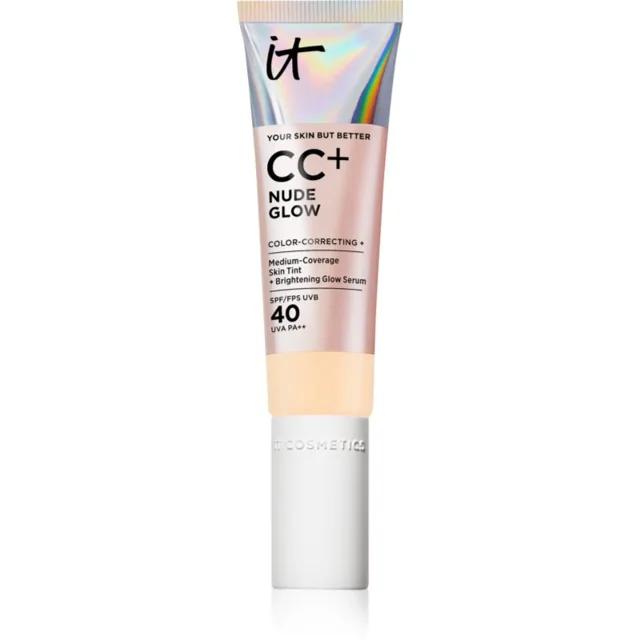 IT Cosmetics Your Skin But Better CC + Nude Glow CC krém pro rozjasnění pleti SPF 40 Fair 32 ml
