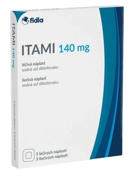 Itami 140mg 5 léčivých náplastí