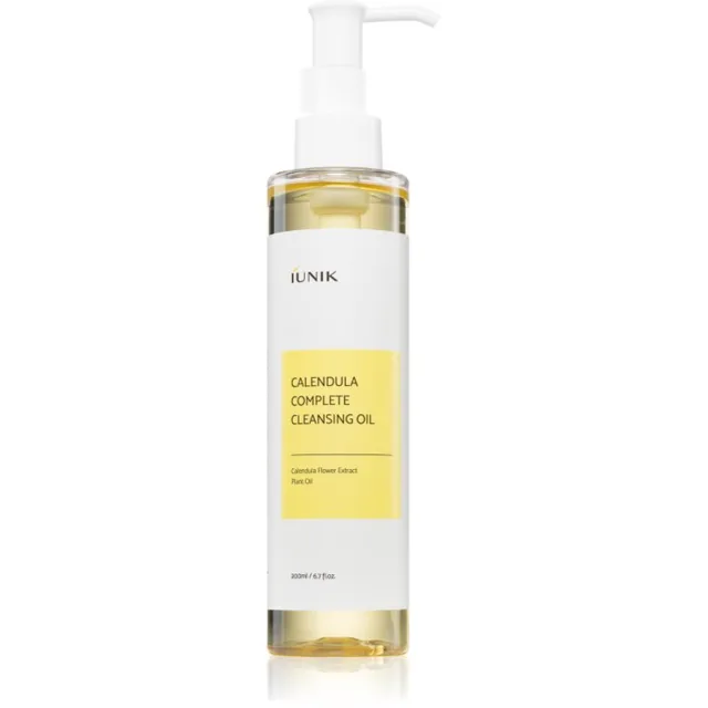 IUNIK Calendula Complete Cleansing Oil čisticí a odličovací olej pro citlivou pleť 200 ml