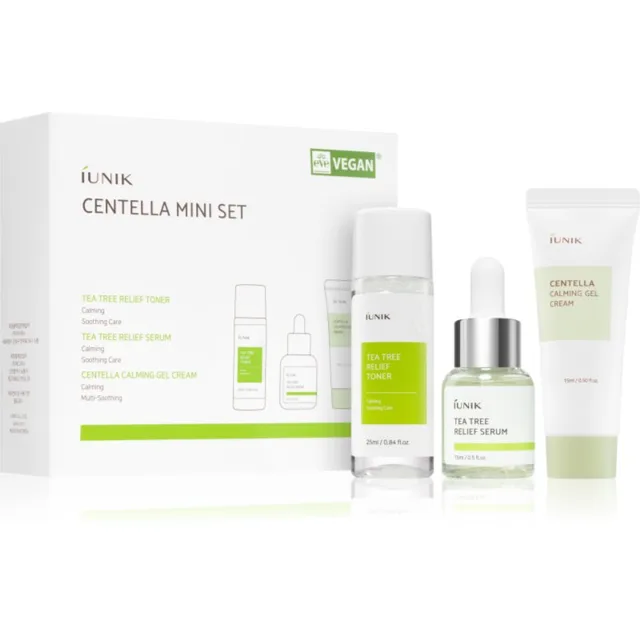 IUNIK Centella Mini Set cestovní sada pro zklidnění pleti