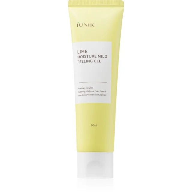 iUnik Lime jemný zklidňující peelingový gel 90 ml