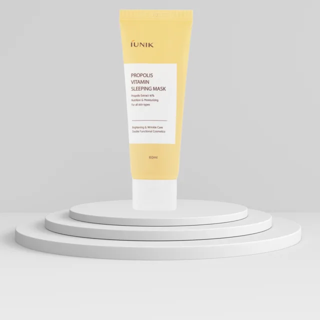 iUNIK - Propolis Vitamin Sleeping Mask - Noční hydratační maska ​​s propolisem - 60 ml