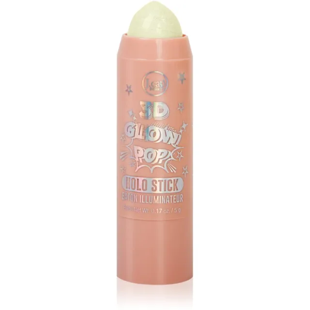 J.Cat Beauty 3D Glow Pop rozjasňující tyčinka odstín 101 Metamorphic Gold 5 g
