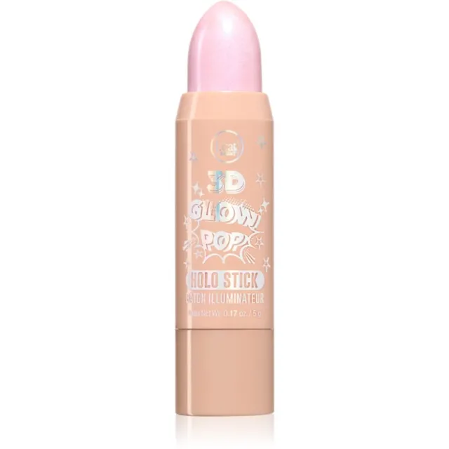 J.Cat Beauty 3D Glow Pop rozjasňující tyčinka odstín 102 Galaxia Glow 5 g