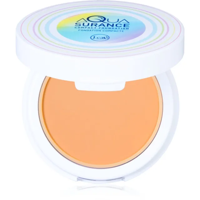 J.Cat Beauty Aquasurance kompaktní pudrový make-up pro střední až plné krytí odstín 102A Light Beige 9 g