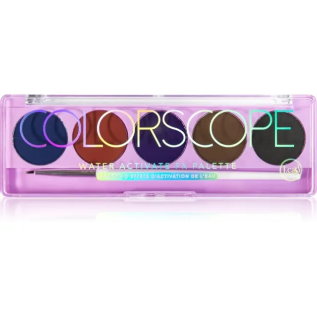J.Cat Beauty ColorScope paletka na tvář se štětečkem odstín 104 Deep 5 g