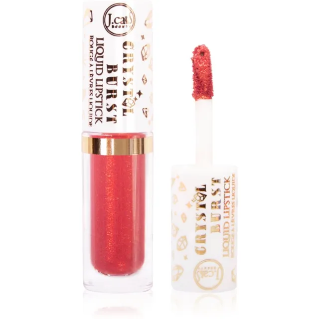 J.Cat Beauty Crystal Burst dlouhotrvající tekutá rtěnka odstín 101 Mind Reader 0.8 g