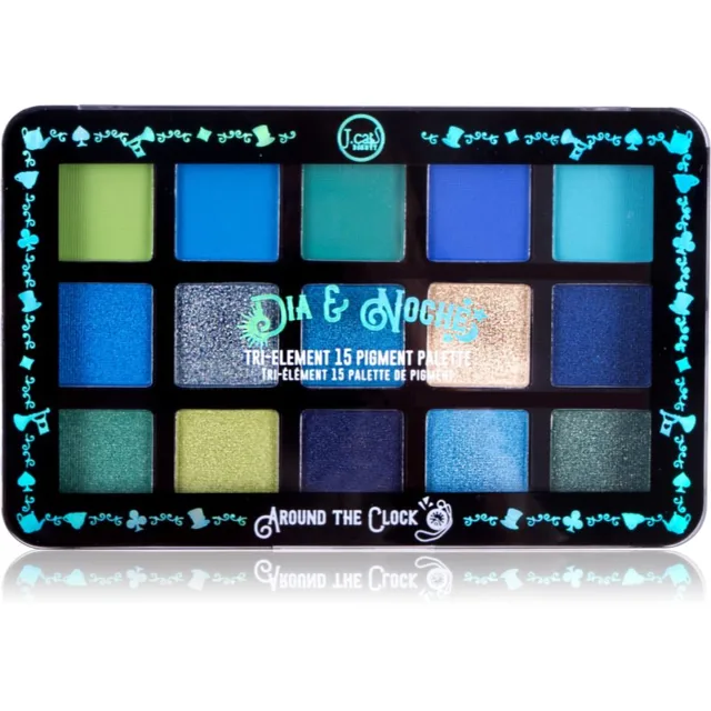 J.Cat Beauty Dia & Noche paletka očních stínů odstín 104 Around The Clock 16 g