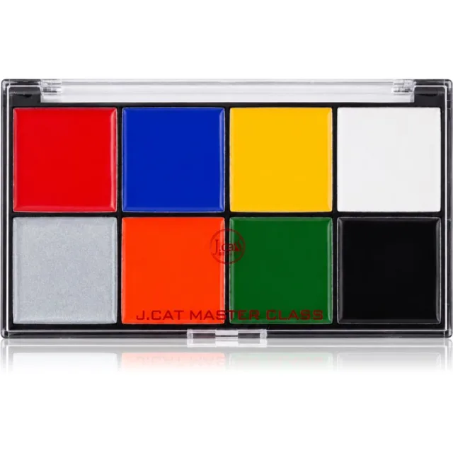 J.Cat Beauty Master Class multifunkční paleta na obličej a tělo odstín 103 Bold Primary 21 g