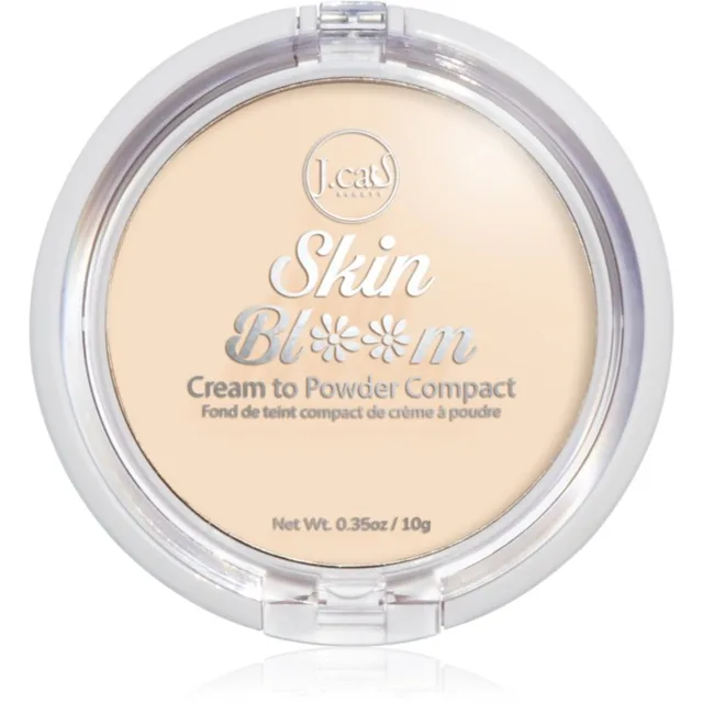 J.Cat Beauty Skin Bloom krémový kompaktní make-up pro plné krytí odstín 101 Ivory 7.5 g