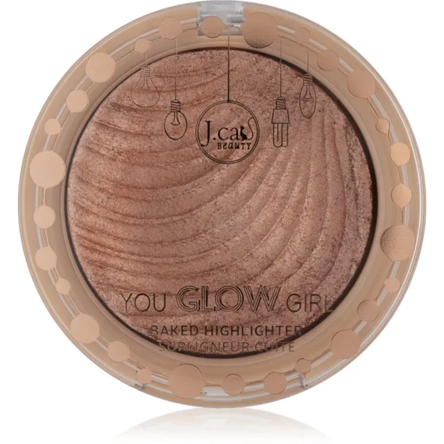 J.Cat Beauty You Glow Girl zapečený rozjasňovač odstín 103 Pink Goddess 8.5 g