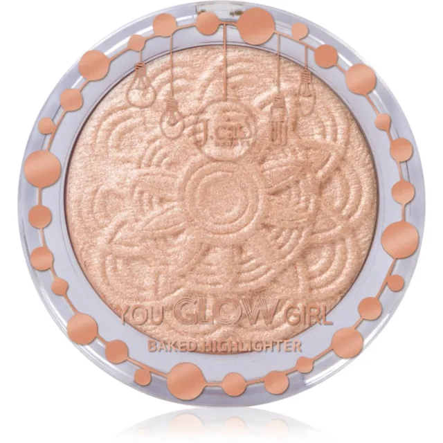 J.Cat Beauty You Glow Girl zapečený rozjasňovač odstín 105 Moon Light 8.5 g