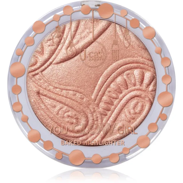 J.Cat Beauty You Glow Girl zapečený rozjasňovač odstín 107 Moon and Back 8.5 g