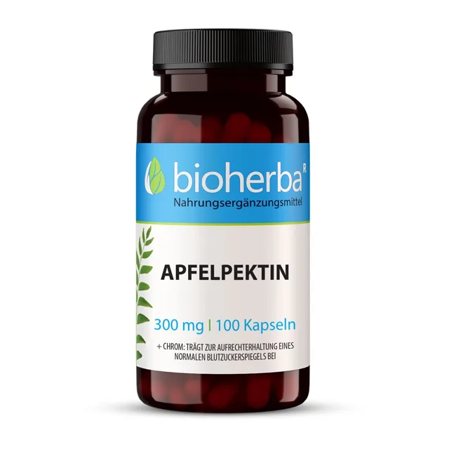 Jablečný pektin 300 mg – 100 kapslí – Bioherba