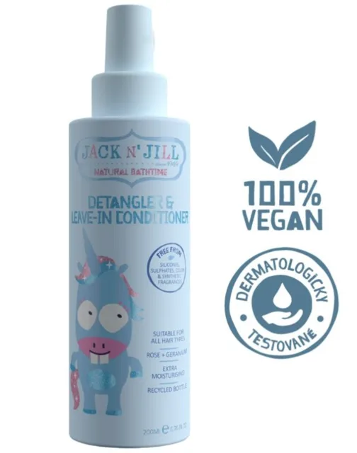 Jack n' Jill Bezoplachový kondicionér ve spreji, 200 ml