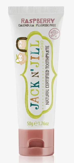 Jack n' Jill Přírodní zubní pasta pro děti, malina, 50 g