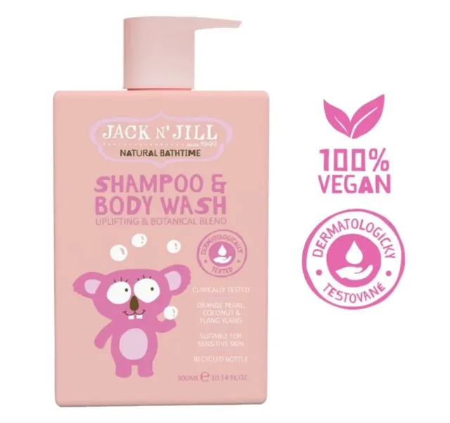 Jack n' Jill Šampon a sprchový gel, 300 ml