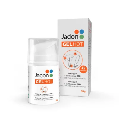 Jadon gel Hot hřejivý gel s kostivalem a CBD 50 g